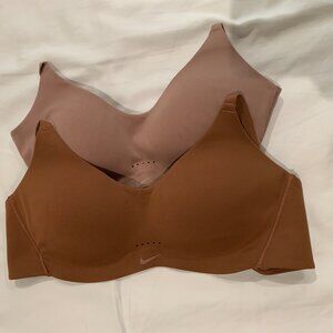 Two Nike Alate Minimalist Women's Light-Support Padded Sports Bras, Small (A-C)